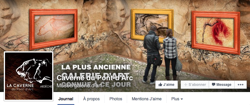 Page Facebook de la Grotte Chauvet